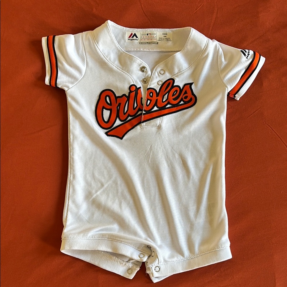 Orioles 18M Jersey Onesie